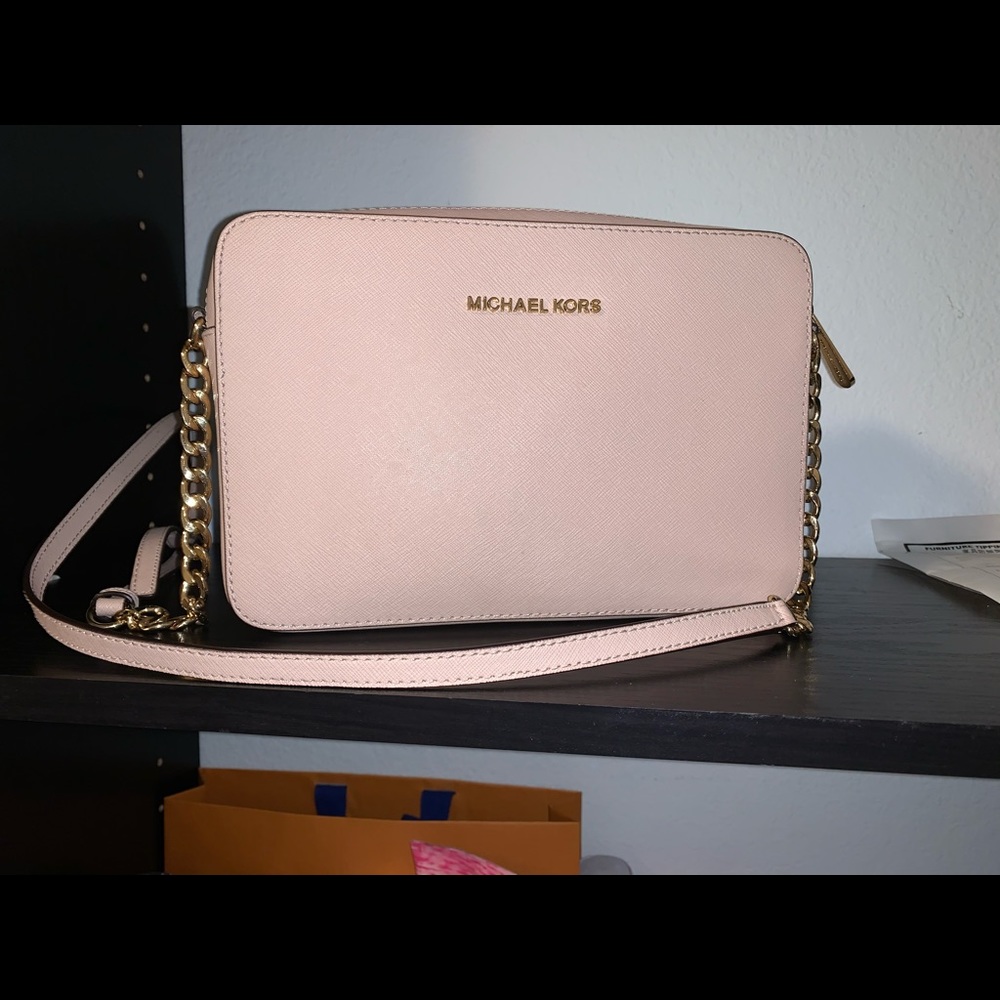Saffiano leather crossbody bag